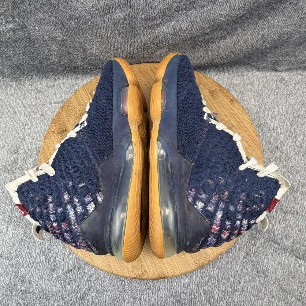 Nike LeBron 17 Shoes Mens Size 5.5 Blue High Top Basketball Sneakers CD5056-400